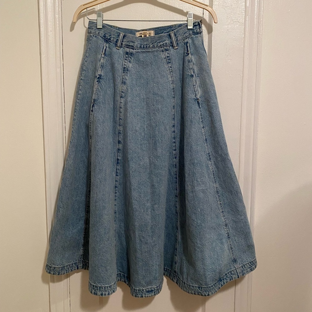 Madewell | Denim Midi Skirt in Edmonson Wash